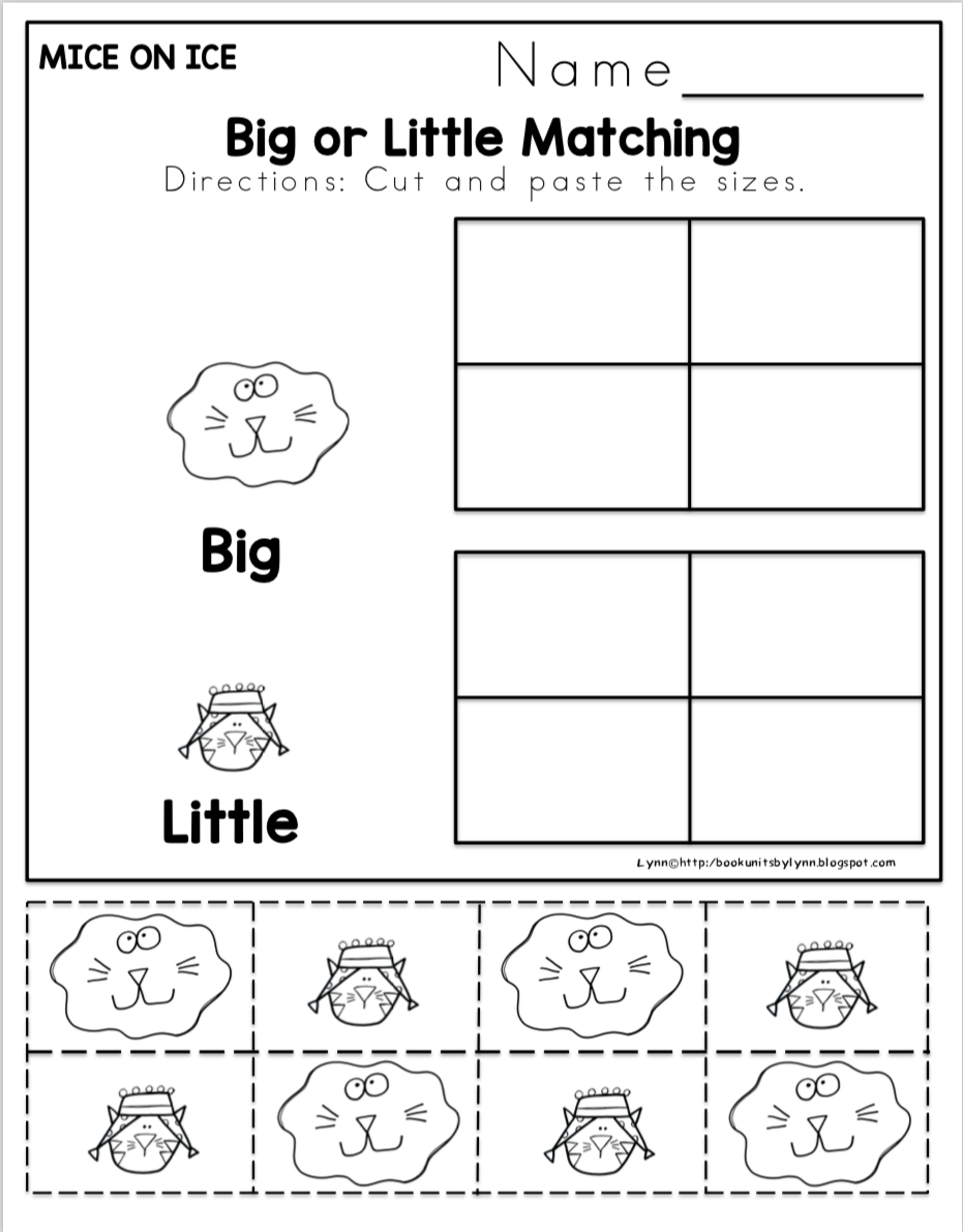 MICE ON ICE TODDLER BOOK UNIT ~ Book Units by Lynn