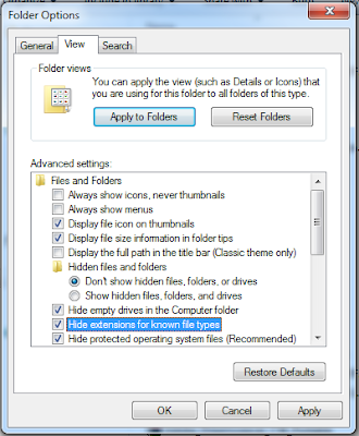 Cara merubah File Format di Komputer / Windows explorer
