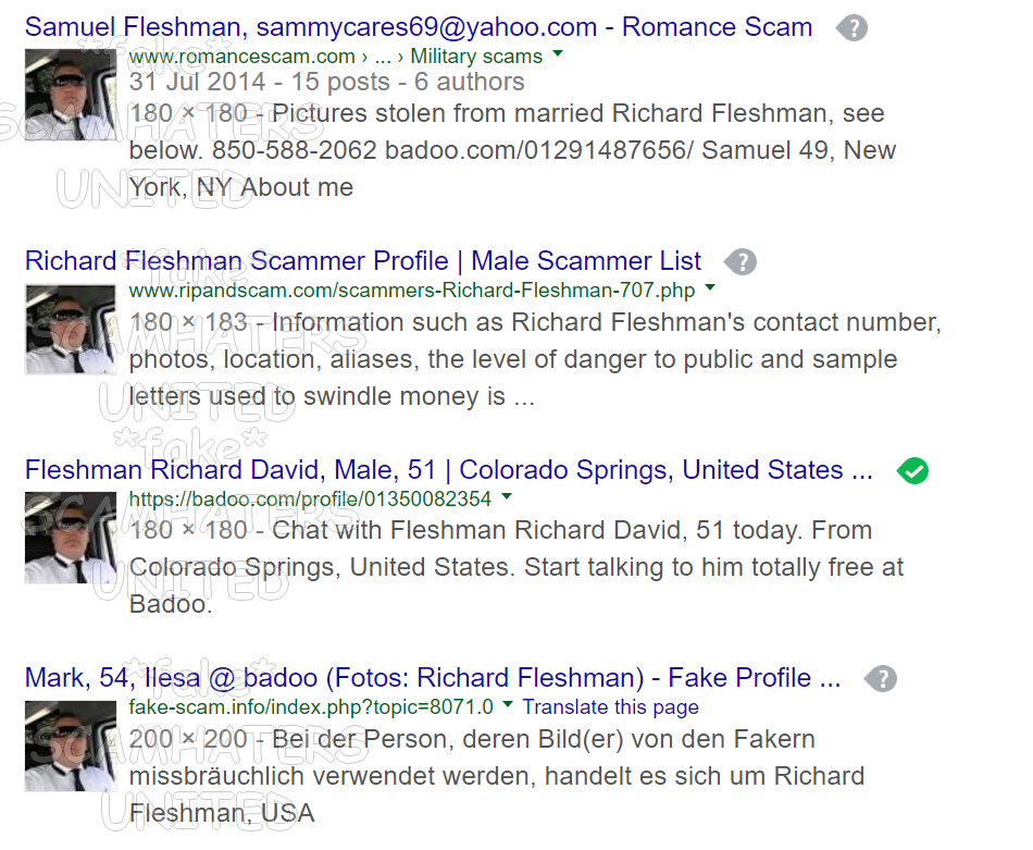 ScamHaters United .. Visit us also on Facebook and Instagram DAVID