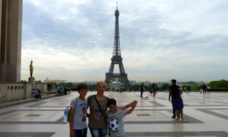 París. La Torre Eiffel desde el mirador del Trocadero.