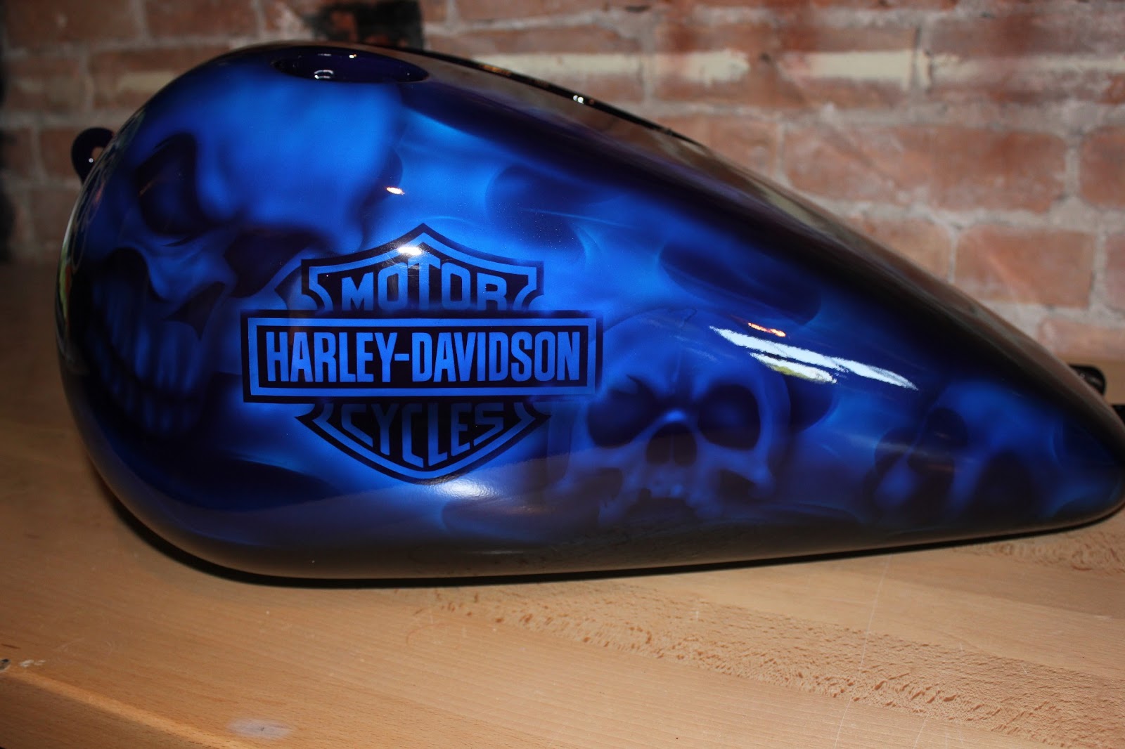 Harley Davidson Candy Custom Paint