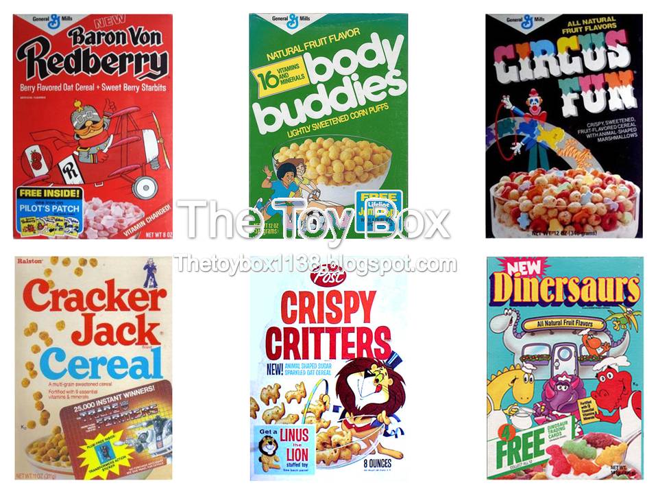 The Toy Box More Cereals of the 80's