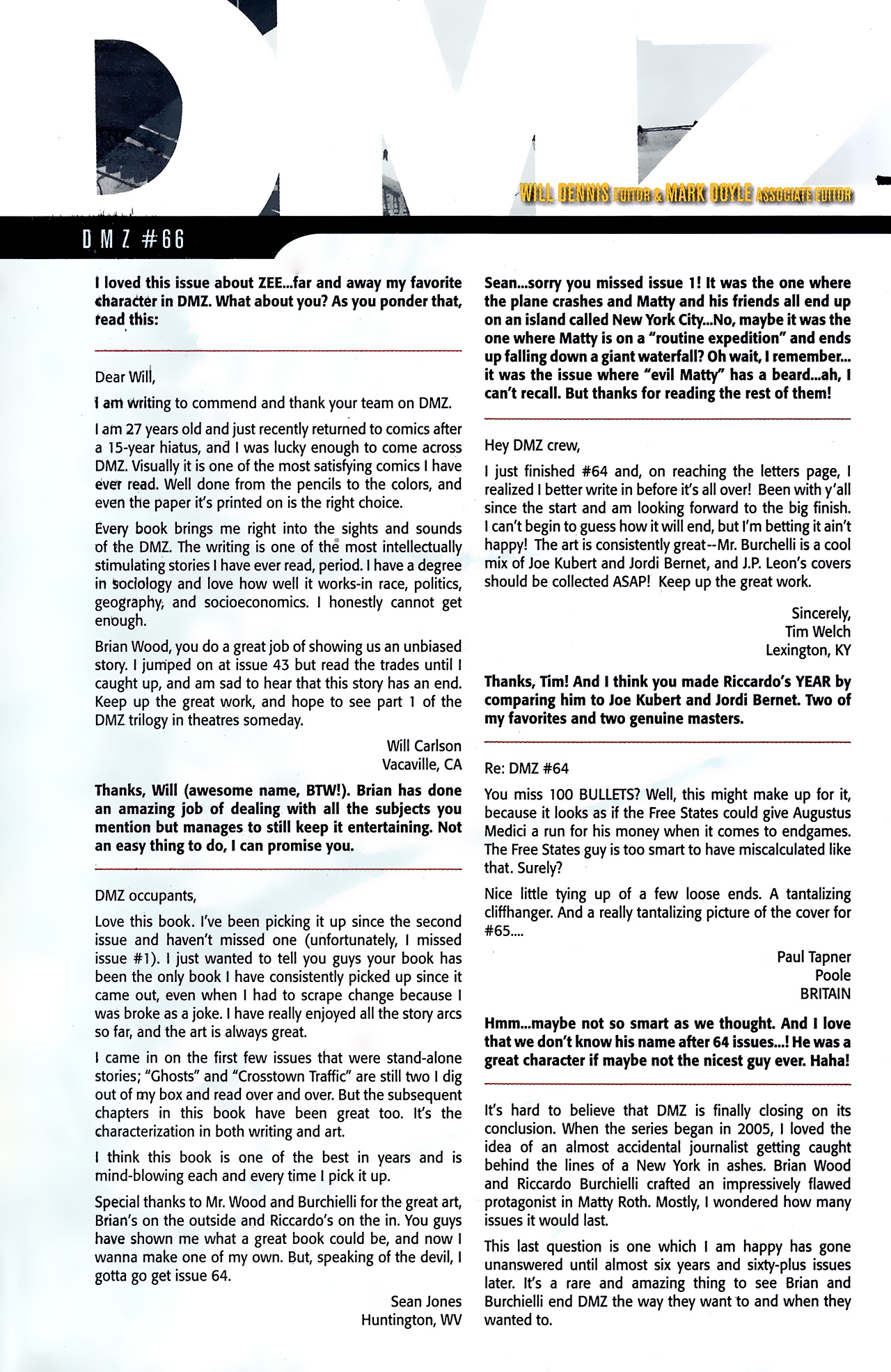 Read online DMZ (2006) comic -  Issue #66 - 22
