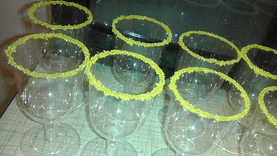 {DIY} How to Rim Glasses with Sugar