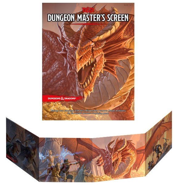 D&D Dungeon Master's Screen Reincarnated – IT, Spielleiter-Schirm Für Pen & Paper Abenteuer
