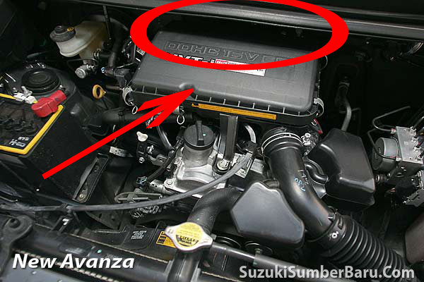 Letak nomer rangka dan nomer mesin avanza Modif Abis
