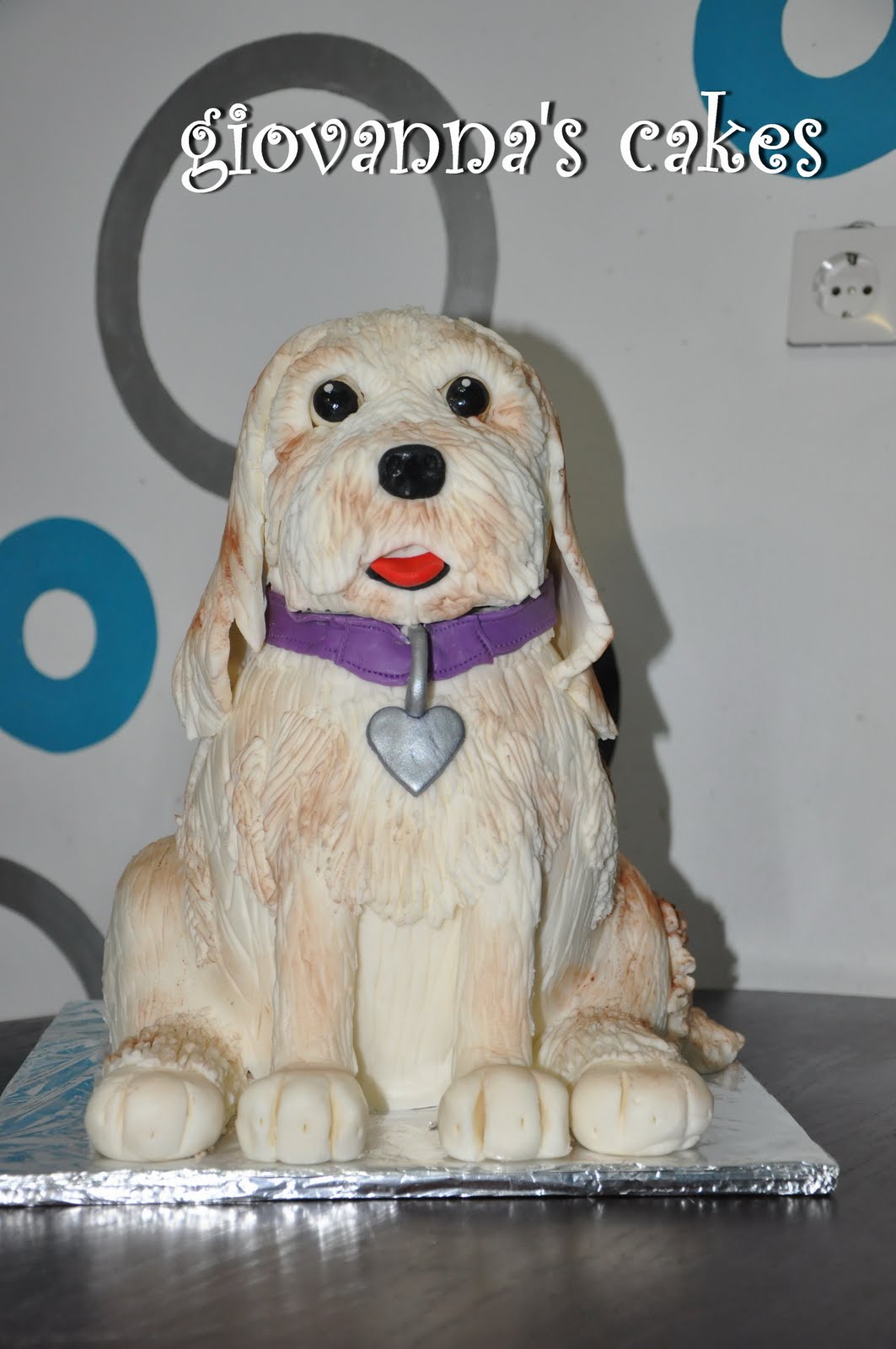 giovanna's cakes 3D sculpted dog cake