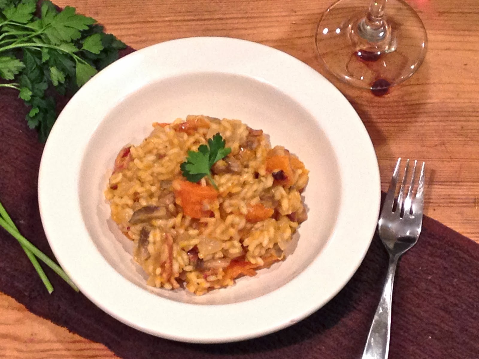 Bacon and Butternut Squash Risotto