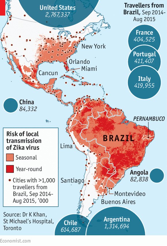 The Zika virus Vivid Maps - Zika
