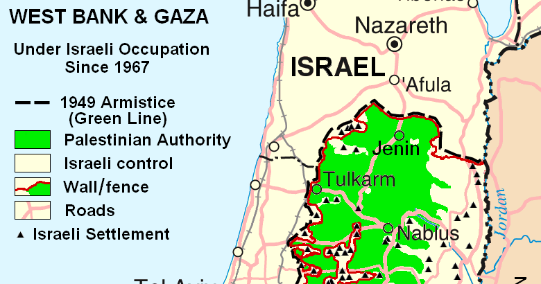 Palestine Map 2007 (Settlements) 