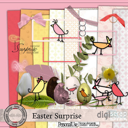 Happy Scrap Arts ::  Easter Surprises , deze is van DigiScrap