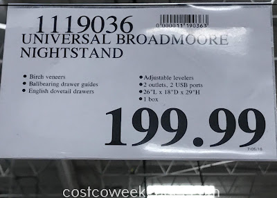 Deal for the Universal Broadmoore Nightstand at Costco