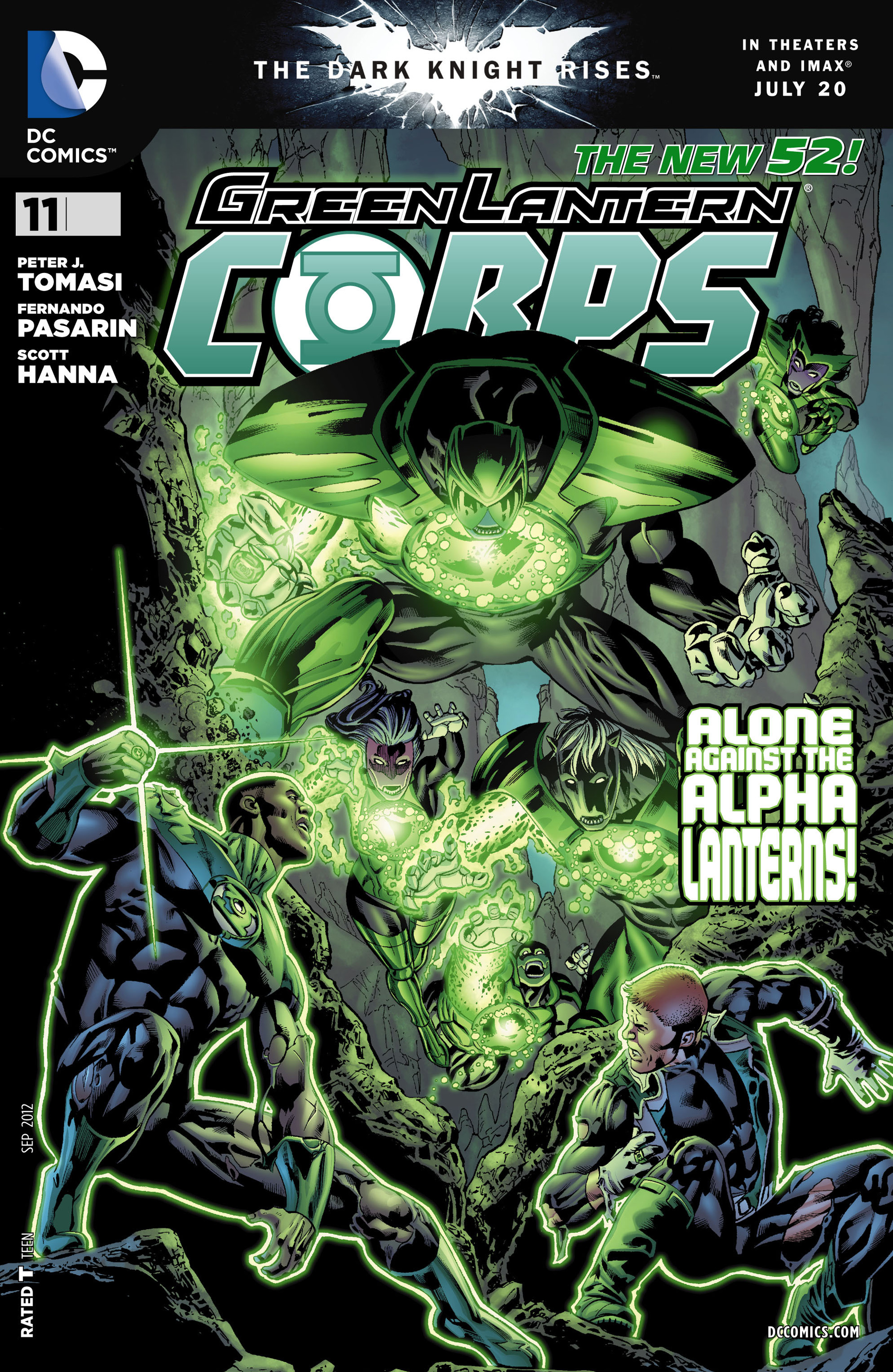 Read online Green Lantern Corps (2011) comic -  Issue #11 - 1
