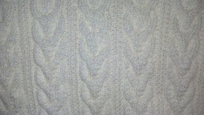 Pattern: Pottery Barn Cable Knit Throw - Knit a Bit, Crochet Away