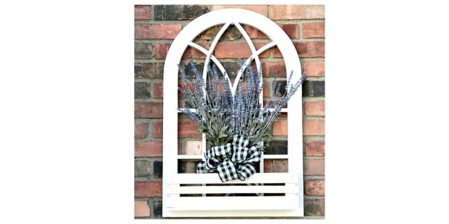 Arched window planter