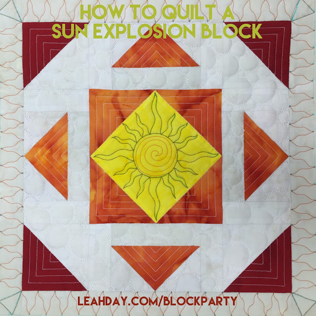 Quilt a Sun Explosion