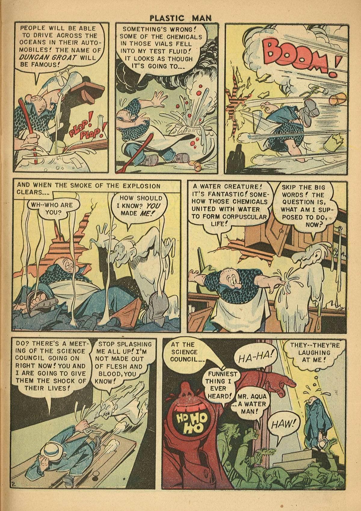 Read online Plastic Man (1943) comic -  Issue #44 - 27