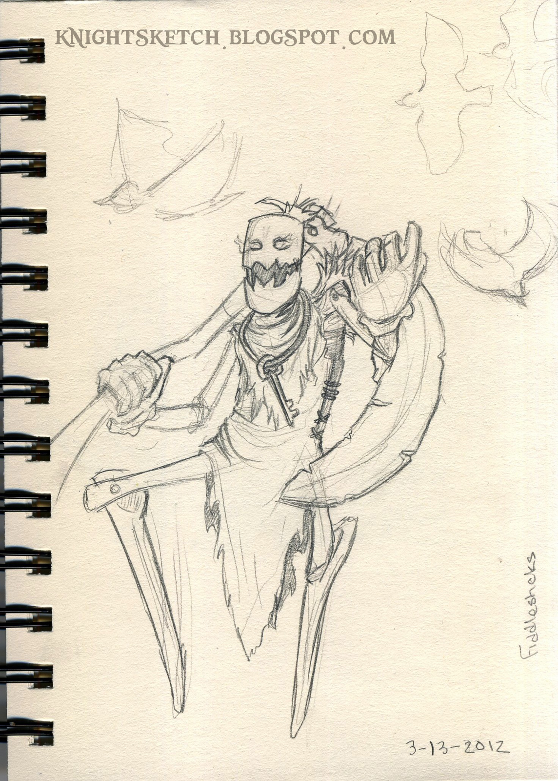 Sketch Blog: Fiddlesticks Sketch