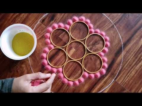 simple and easy rangoli designs with dots for home