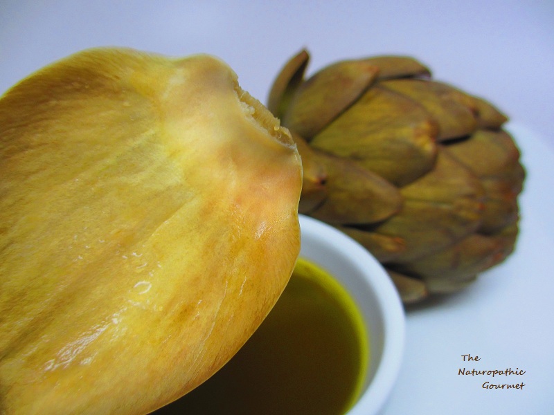 Steamed Artichokes with Balsamic Dipping Sauce