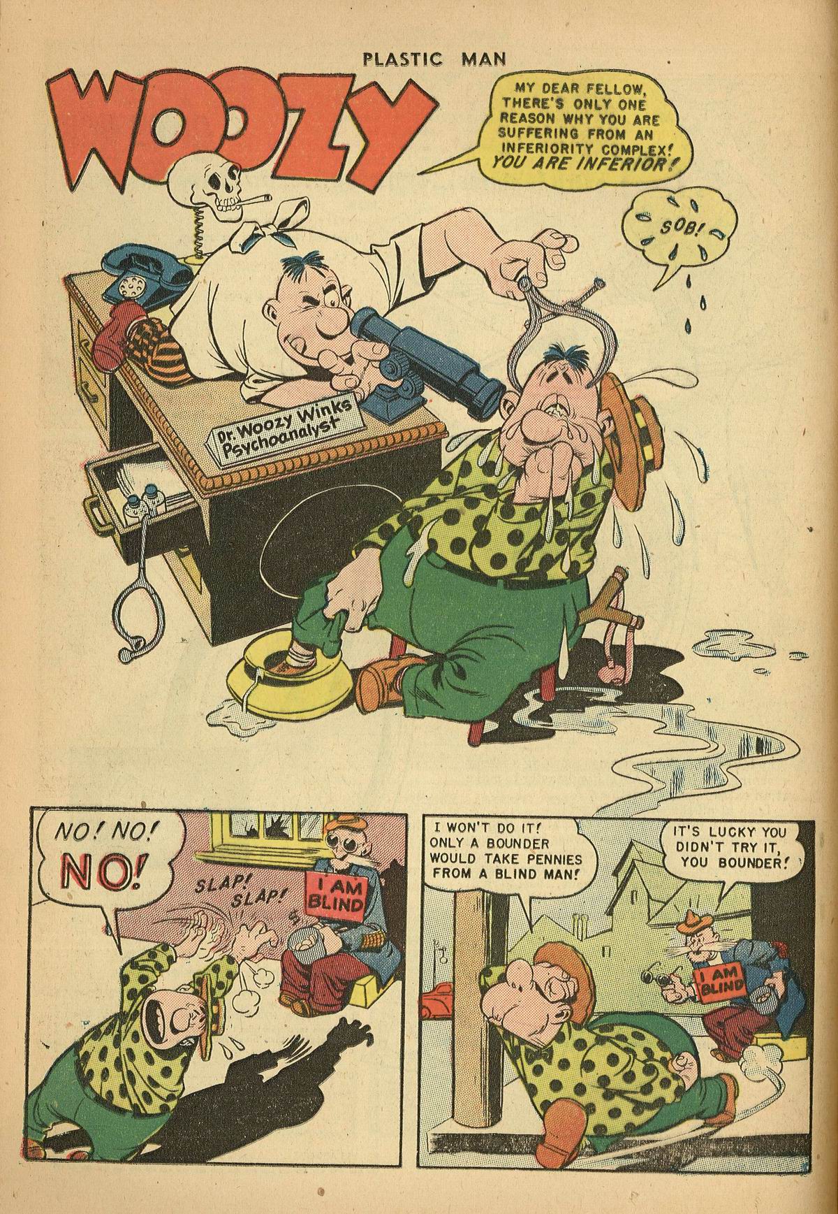 Read online Plastic Man (1943) comic -  Issue #44 - 12