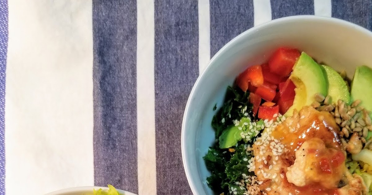 Hot and Cold Running Mom Just my Stuff Sweet Chili Chicken Buddha Bowl