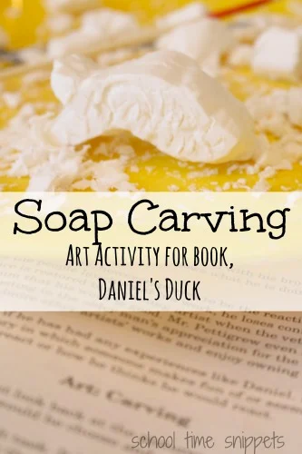 soap carving art project - Daniel's Duck