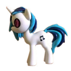 My Little Pony Puzzle Eraser Figure Series 2 DJ Pon-3 Figure by Bulls-I-Toys