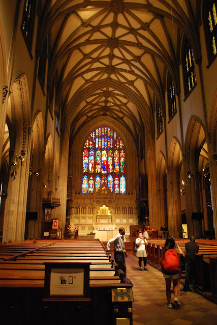 Interior of Trinity Church in New York City