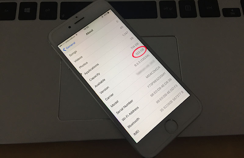 Find Out How Many GB Your iPhone Is