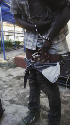 1 Photos: Suspected robbers arrested while stuffing N1.5m robbery proceed into their private parts