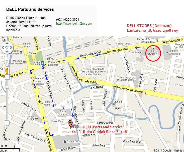 MAPS LOCATIONS DELL STORE M2M lt 1 no 38