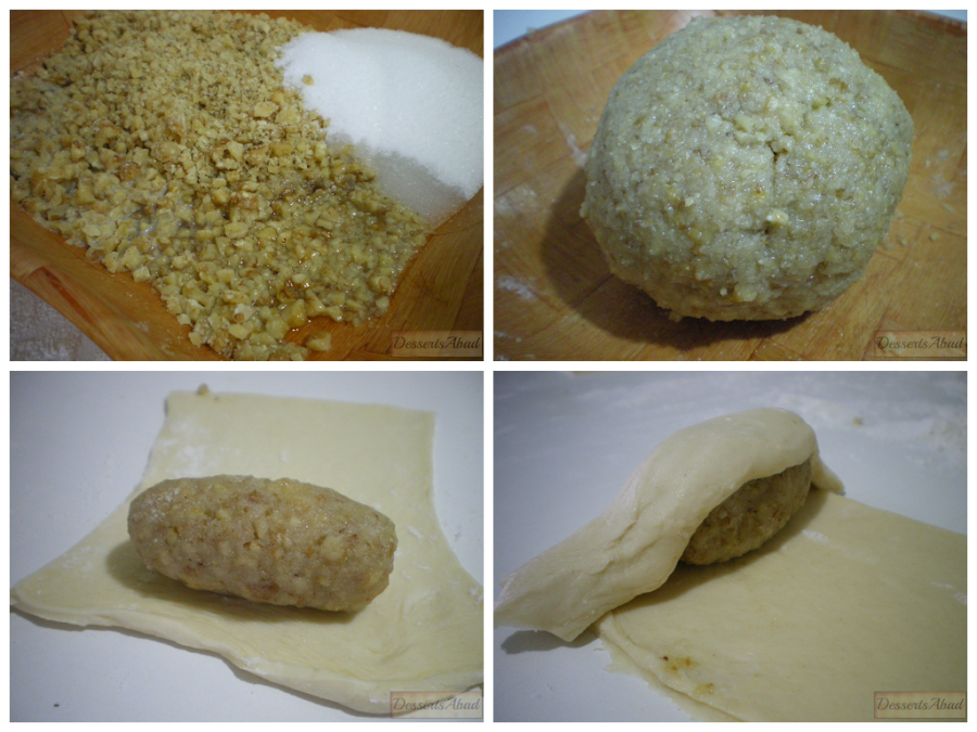 Casadielles (Elaboración del relleno)