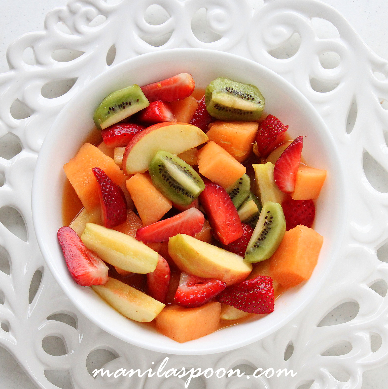 Italian Fruit Salad Manila Spoon