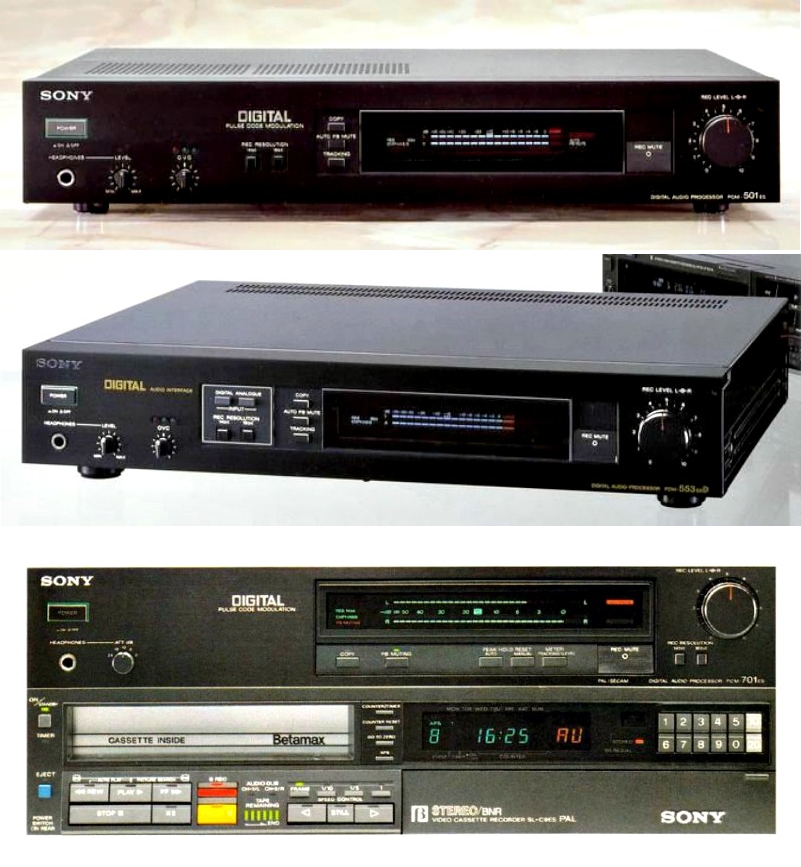 PCM Adapter Old Digital Audio Format The Stereo Museum