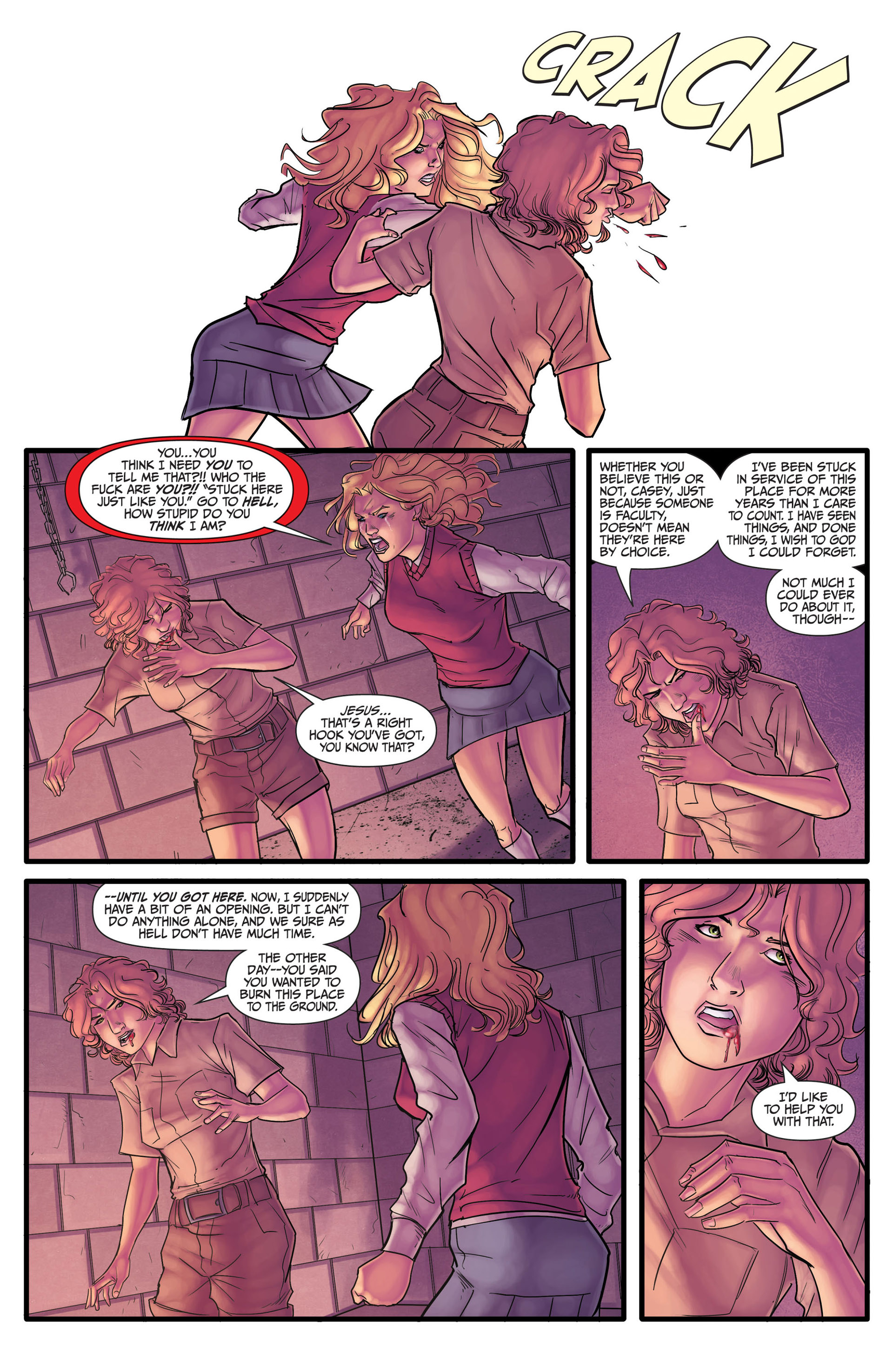 Read online Morning Glories comic -  Issue #12 - 27