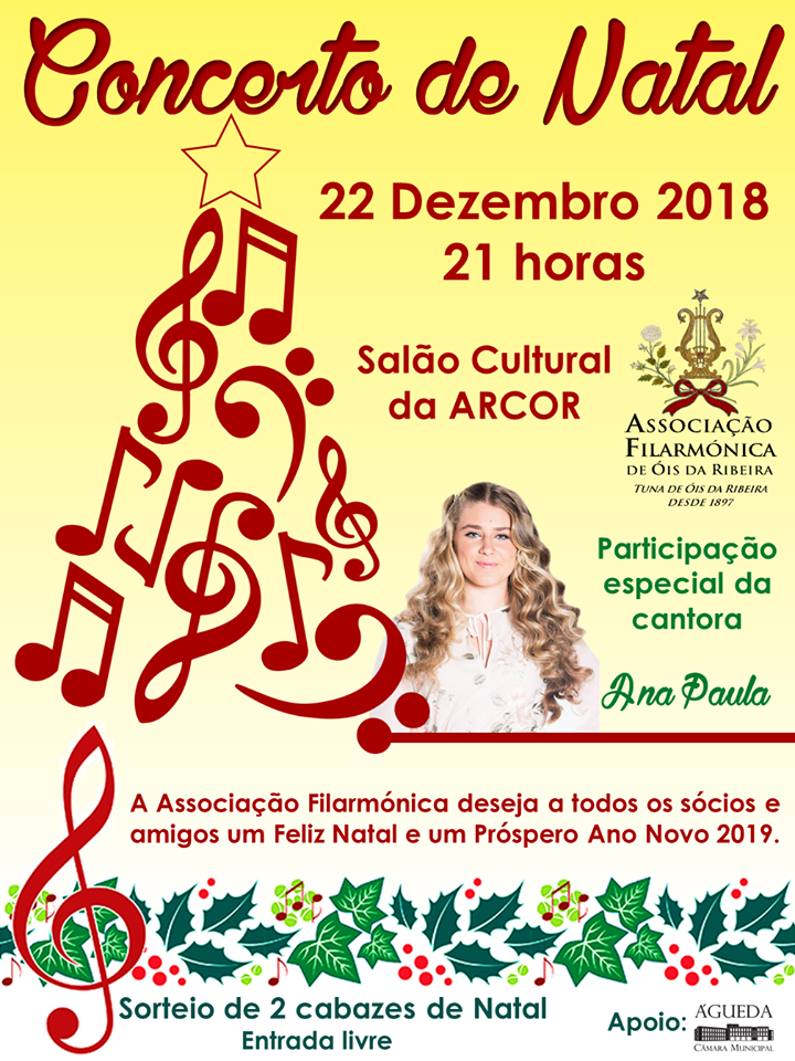 CONCERTO DE NATAL DA TUNA/AFOR  COM A CANTORA ANA PAULA!