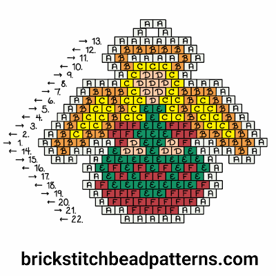 Brick Stitch Bead Patterns Journal: Little Angel Free Christmas Brick ...