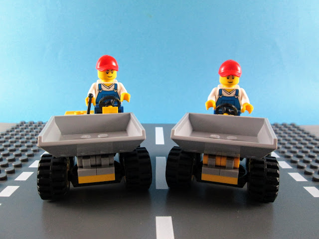 MOD e comparação com o set LEGO City 30348 Mini Dumper