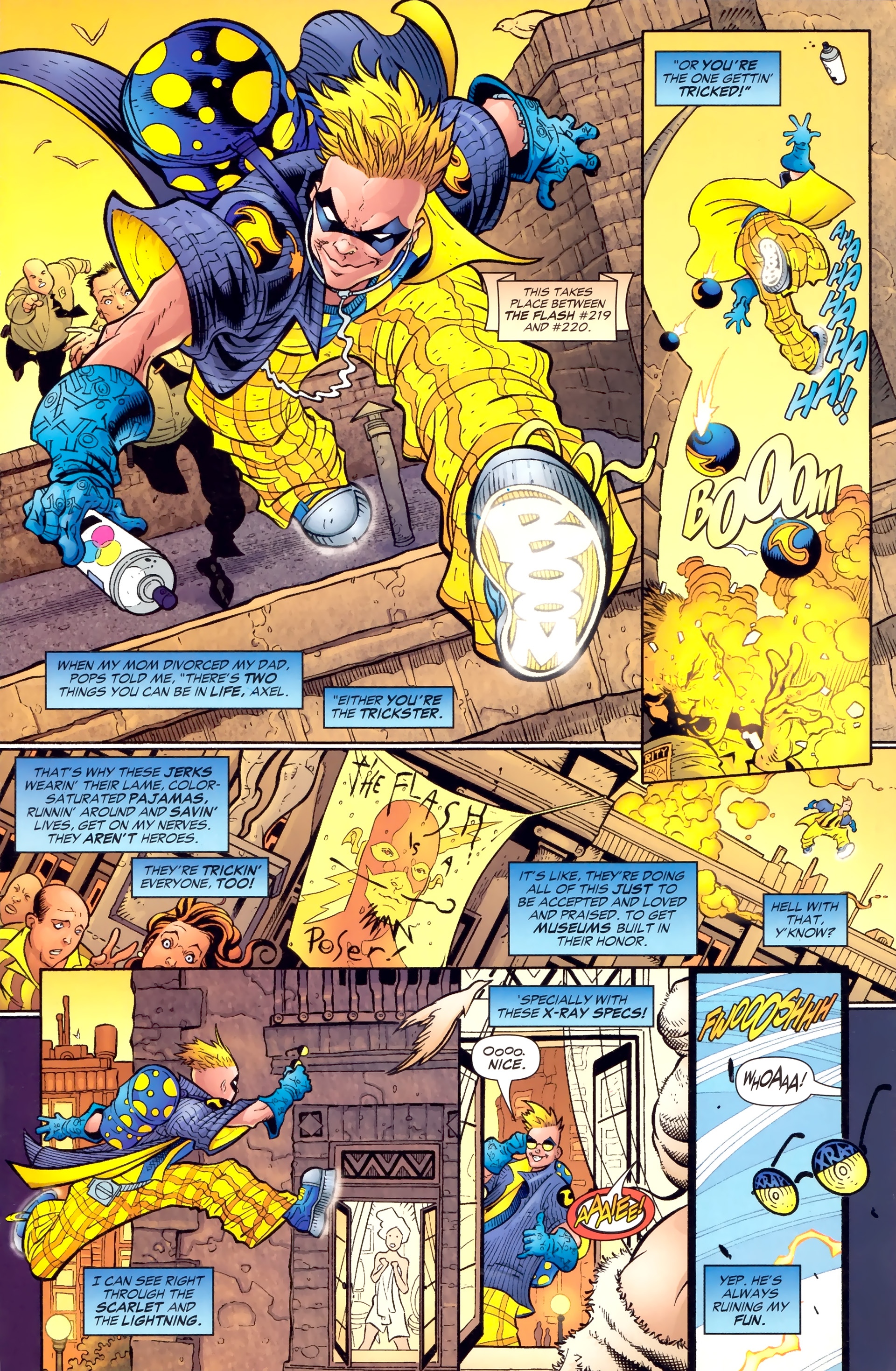 The Flash (1987) issue Extra 1/2 - Rogue War Prologue: Tricksters - Page 3