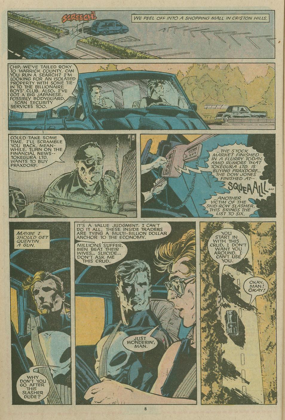 Read online The Punisher (1987) comic -  Issue #8 - The Ghost of Wall Street - 7