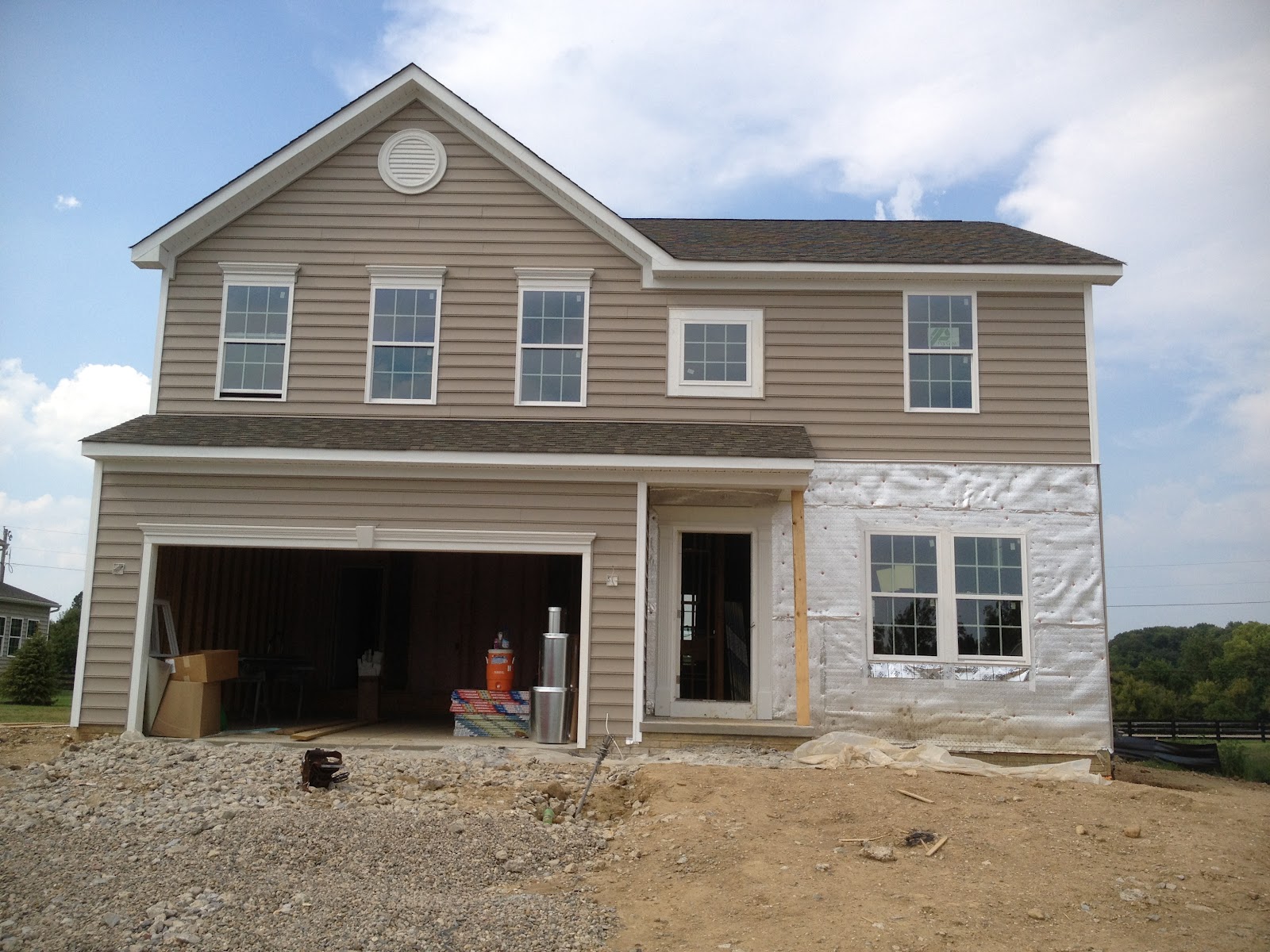 Our Building with Ryan Homes Venice Yeah, Siding!!