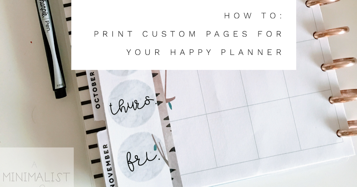 How To Print Custom Pages