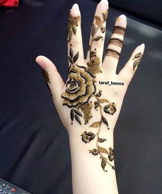 70 Latest Rose Mehndi Designs Of 2018