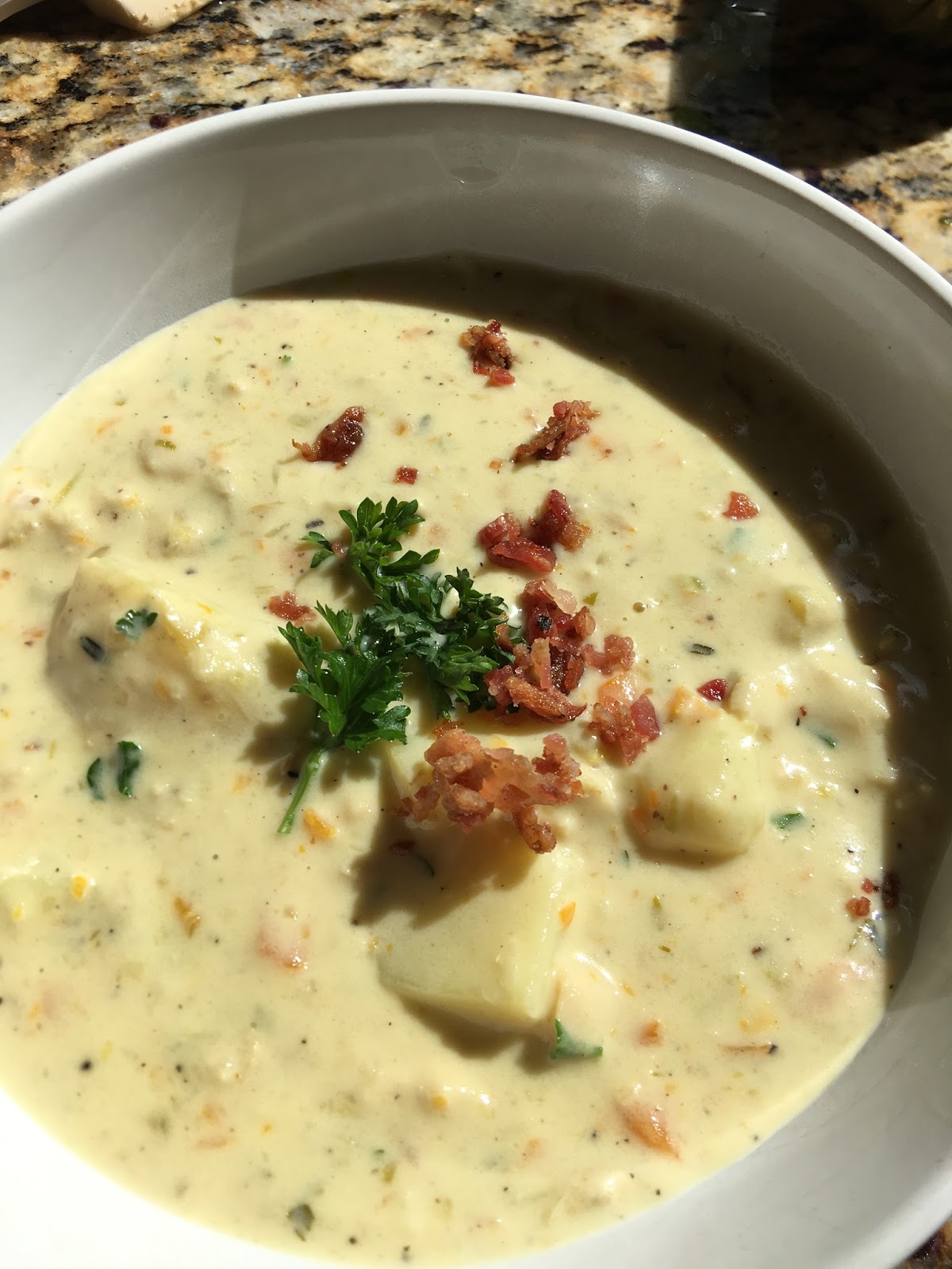 Kookin' With Kimberly Rich & Thick New England Clam Chowder