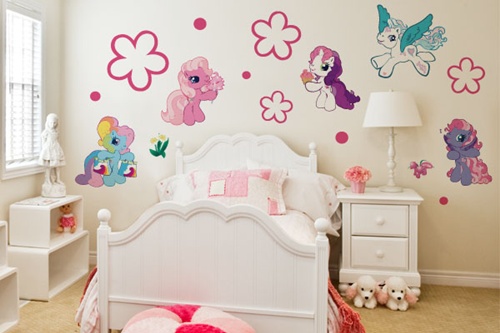 Dormitorios infantiles decorados con Mi Pequeño Pony - Dormitorios