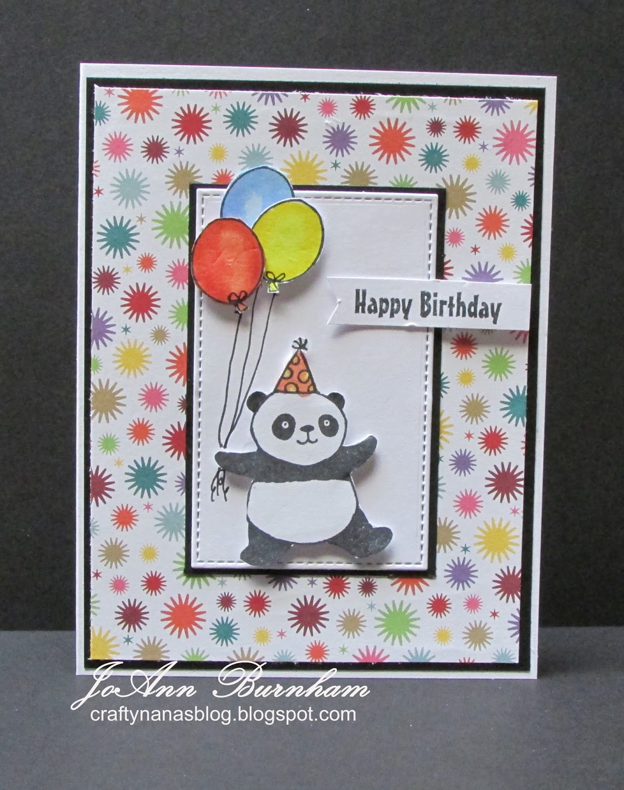 Crafty Nana's Blog: Happy Birthday Panda