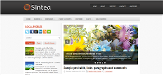 Sintea Blogger Template is a wordpress to blogger converted quality blogger template