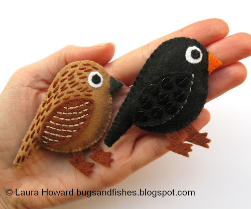 http://bugsandfishes.blogspot.com/2013/10/how-to-make-pair-of-felt-blackbirds.html