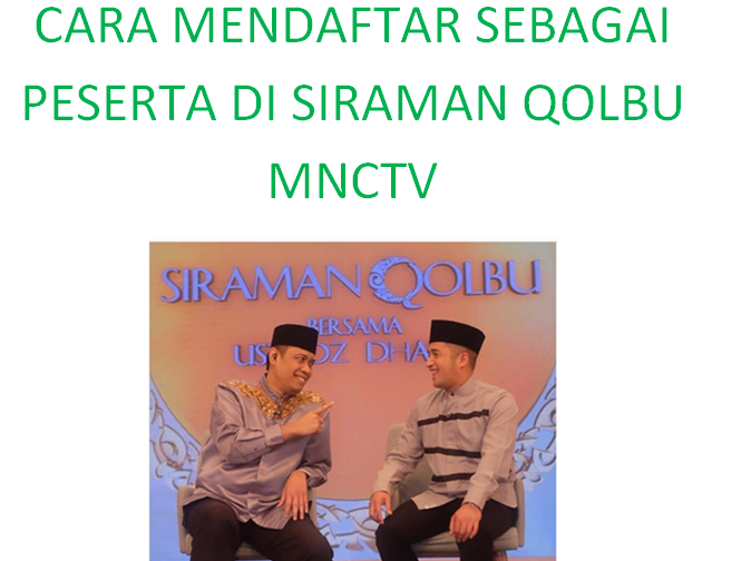 Cara daftar ustad danu mnctv